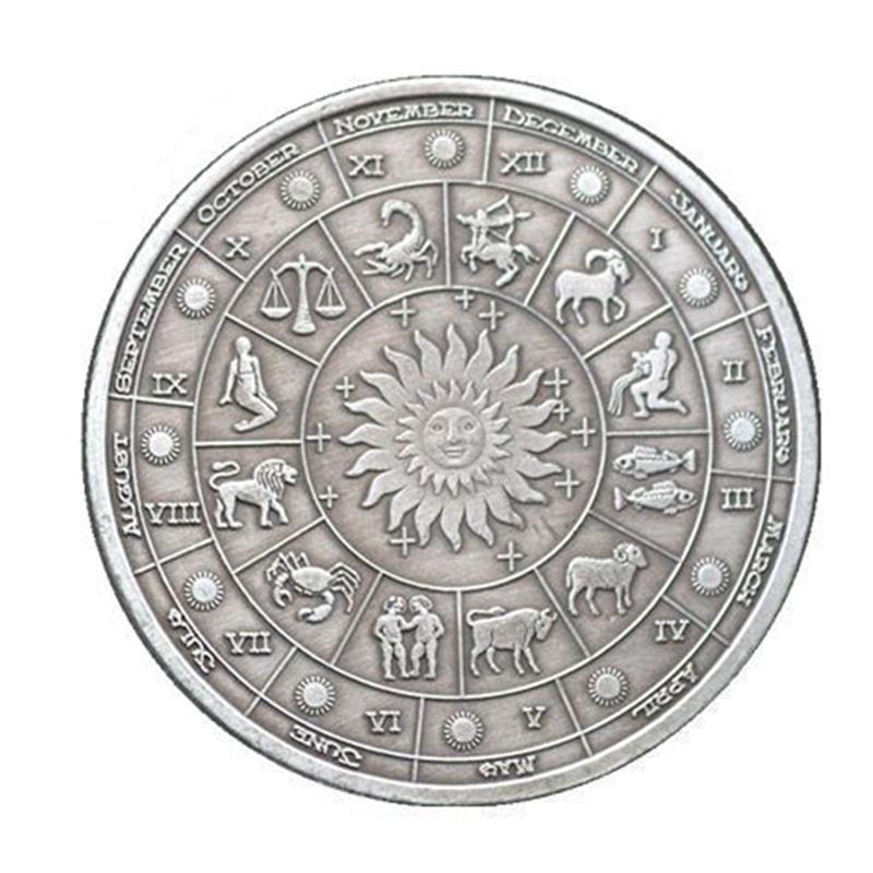 Zodiac Challenge Silver Coin The?Sign?Of?Zodiac Constellation Souvenir Coins
