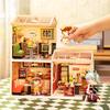 ROBOTIME Rolife 3D Puzzle Super Creator Hong Kong Bites Cafe DIY Miniature House (DW021) | 1:24 Scale