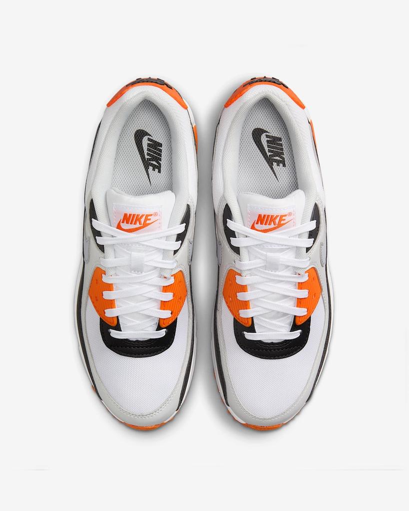 DH8010-108 Nike Air Max 90 White Photon Dust Black Wolf Grey (Women's)