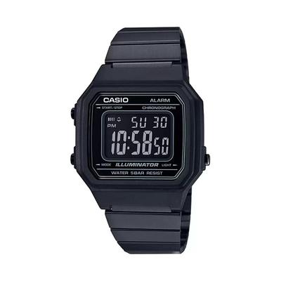 Sorte digitale unisex-ur, Black Digital Unisex Watch, Casio