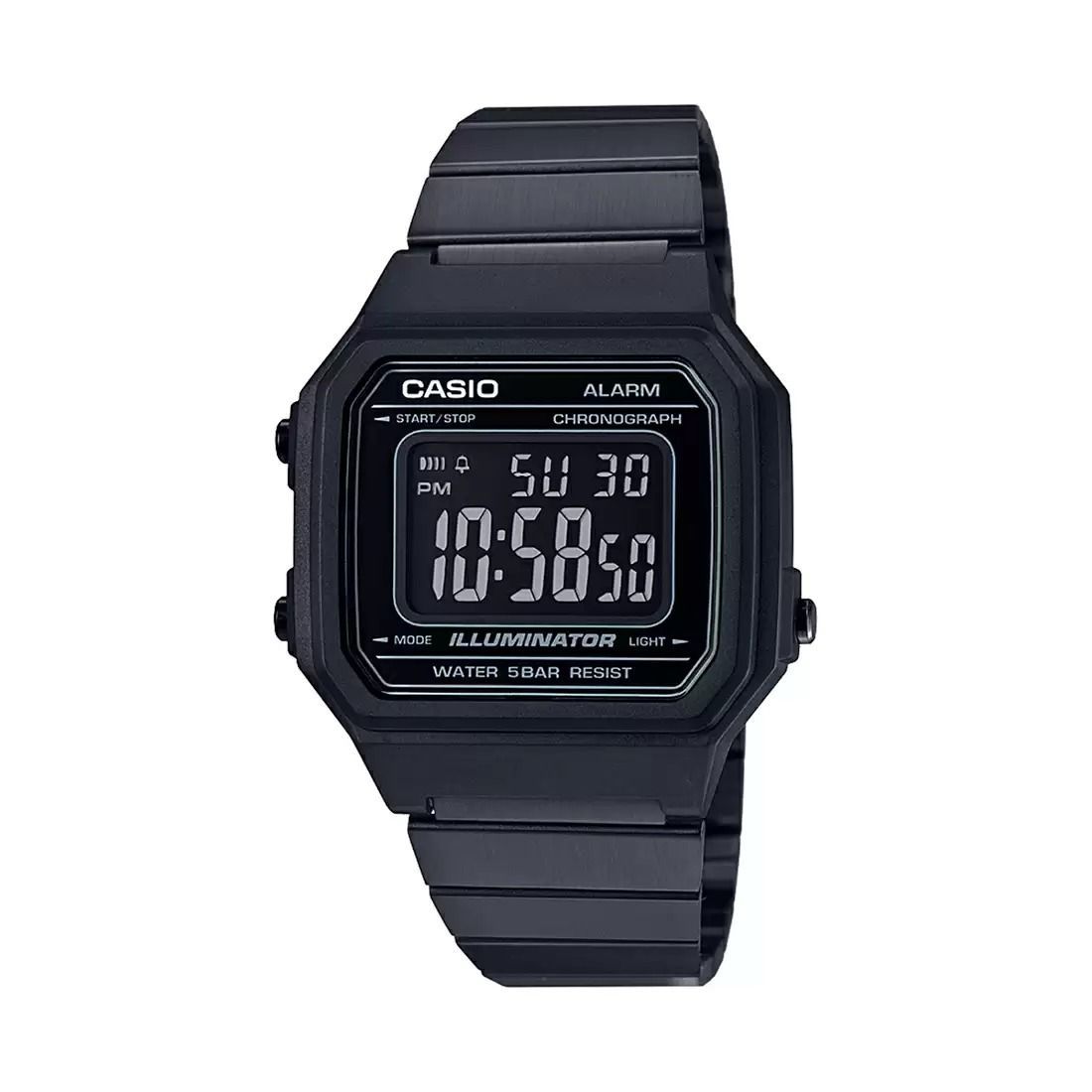 

Черные часы унисекс цифровые, Black Digital Unisex Watch, Casio