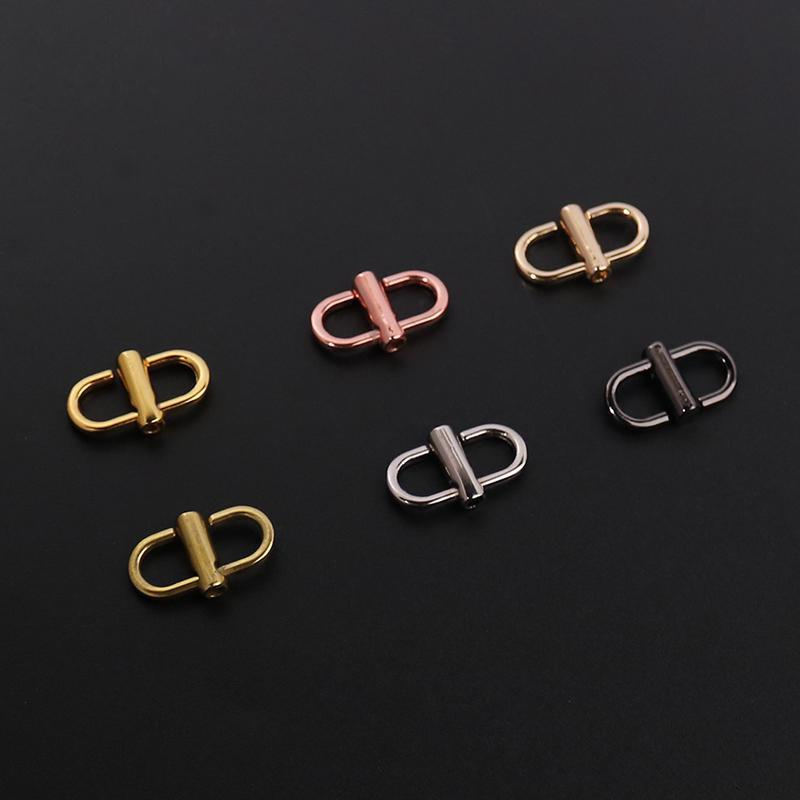 4pcs Adjustable Metal Slide Buckle for Chain Strap Shortening, Mini S-Shape Bag Strap Buckle, Accessory for Handbag Chain Length Adjustment