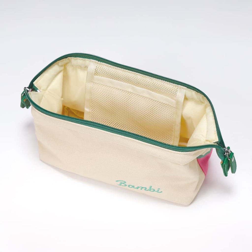 Skater (Skater) Clasp Pouch, Small Items, Makeup, Disney Retro Bambi ZGAP1-A