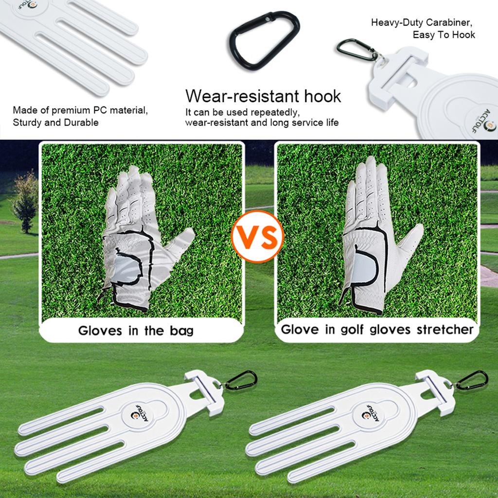 2pcs Golfs Glove Holder,Multipurpose Universal Golfs Glove Drying Rack,Glove Support Frame,Glove Shaper,For Outdoor Training