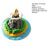 3D Printed Island Ornament Dinosaur Egg Island Figurine Statue Home Office Desktop Miniature Fantastic Island Model Decoration