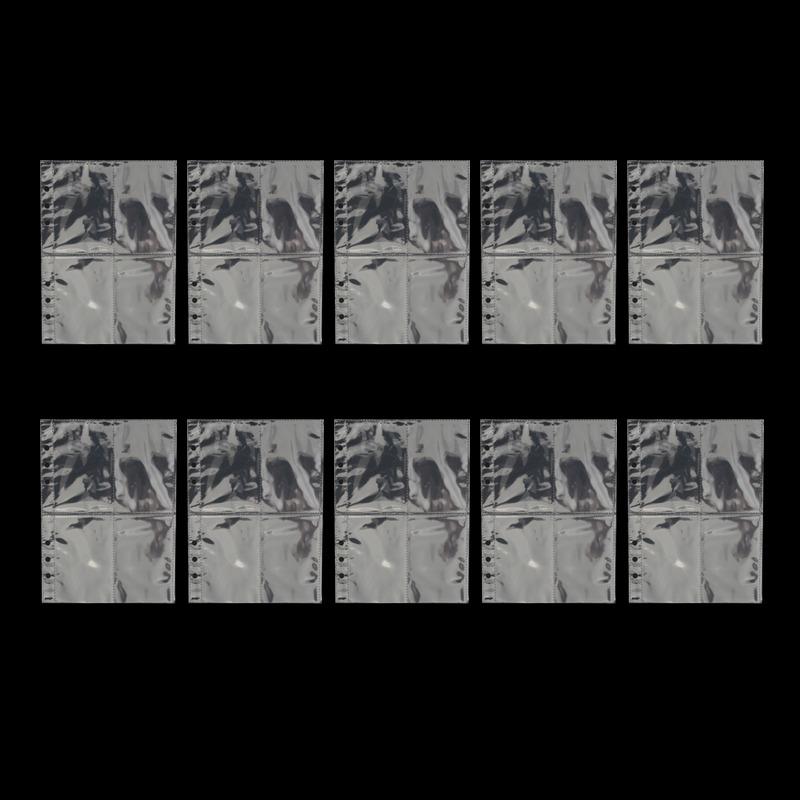 A5 PVC Binderhülle 6-Ring Doppel-Druckknopfverschluss Kantenumschlagenes Transparentes Design Notizbuch-Organizer zur Aufbewahrung von Papierdokumenten