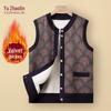 YUZHAOLIN Women's Fleece Lined Sweater Vest for Elderly