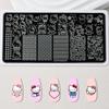 KT Cat & Mickey Mouse Anime Nail Art Stamping Plate for Beginners