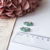 Silver Earrings with Natural Emerald 4.55ct (1663851)