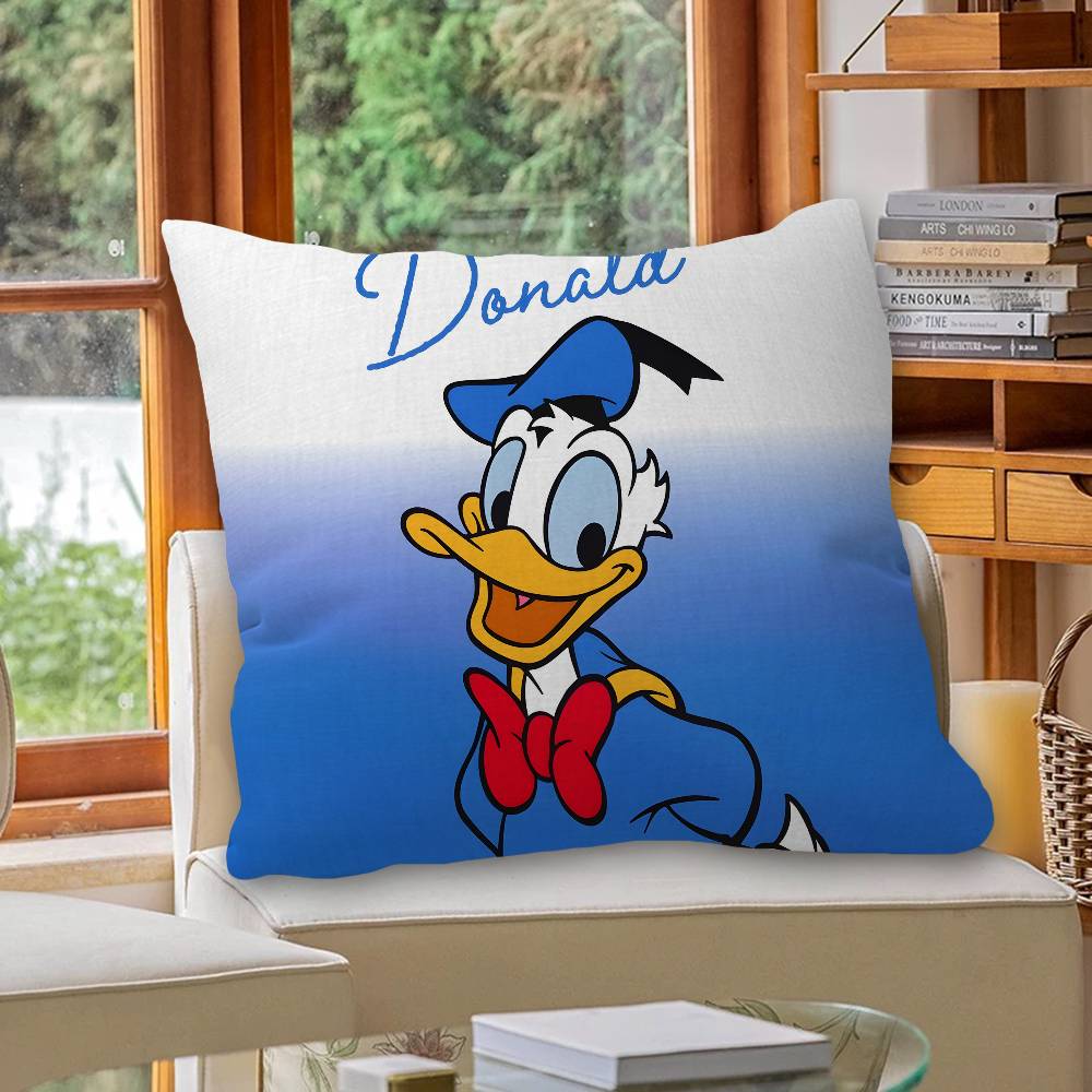 D-Donald D-Duck Personalized Picture Text Home Decorative Pillows Household Gifts 45x45cm