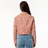 Women Fashion Slim Fit Pu Leather Jacket Long Sleeve Lapel Collar Zipper Outerwear for Fall Winter