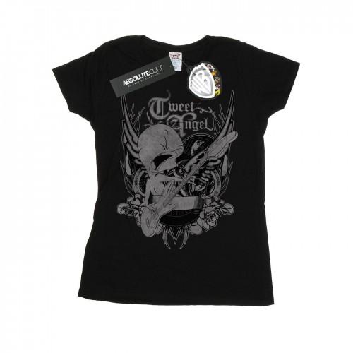 Looney Tunes Womens/Ladies Tweety Pie Rock Cotton T-Shirt