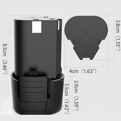 1Pc Plastic Case  12V 18650 Lithium Battery Case Screw-Free Lithium Drill Rechargeable Battery Case