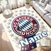 Custom Name Personalized FC Bayern Munich Print Carpet, Versatile Home Decor Rug, for Playroom, Apartment, Balcony, Entryway, Hallway Gift