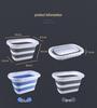 Portable Folding Laundry Basket - Large Capacity and Durable Design for Versatile Storage