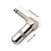 Rechtwinklige Gitarrenkabel 1/4" Stecker 6,35mm Stecker Männlich 1/4 Zoll Stereo-Stecker