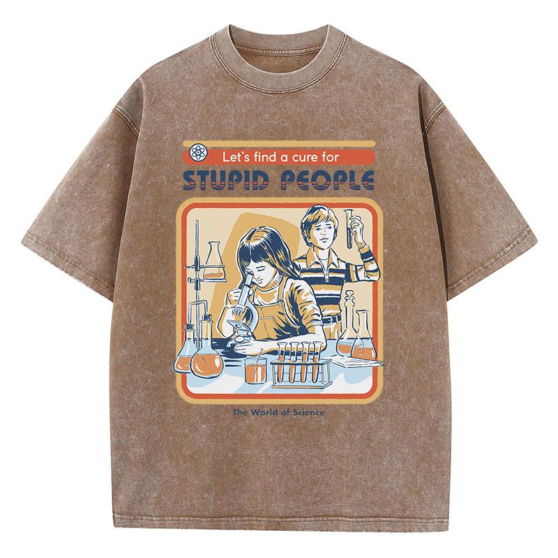 

Футболка с принтом «Дети проводят эксперименты», женская летняя мягкая одежда для улицы с коротким рукавом, классные дышащие футболки 2XL