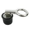 2pcs Durable Boat Marine 1 Inch Stainless Steel Snap Handle Locking Rubber Drain Plug High Quality