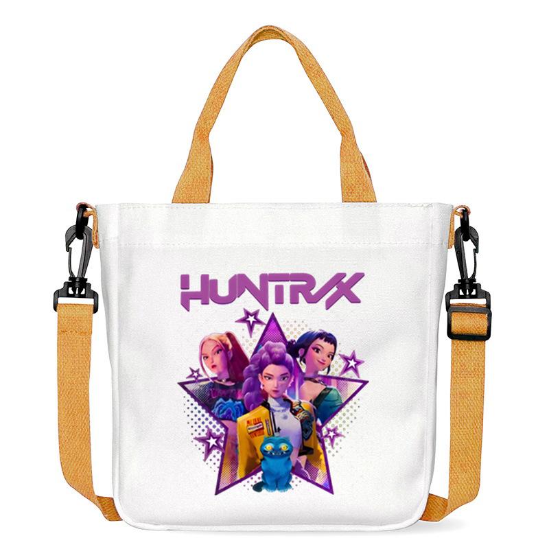 Anime Cartoon Print Office Worker Commuter Portable Messenger Bag Student Large Capacity Casual Handbag