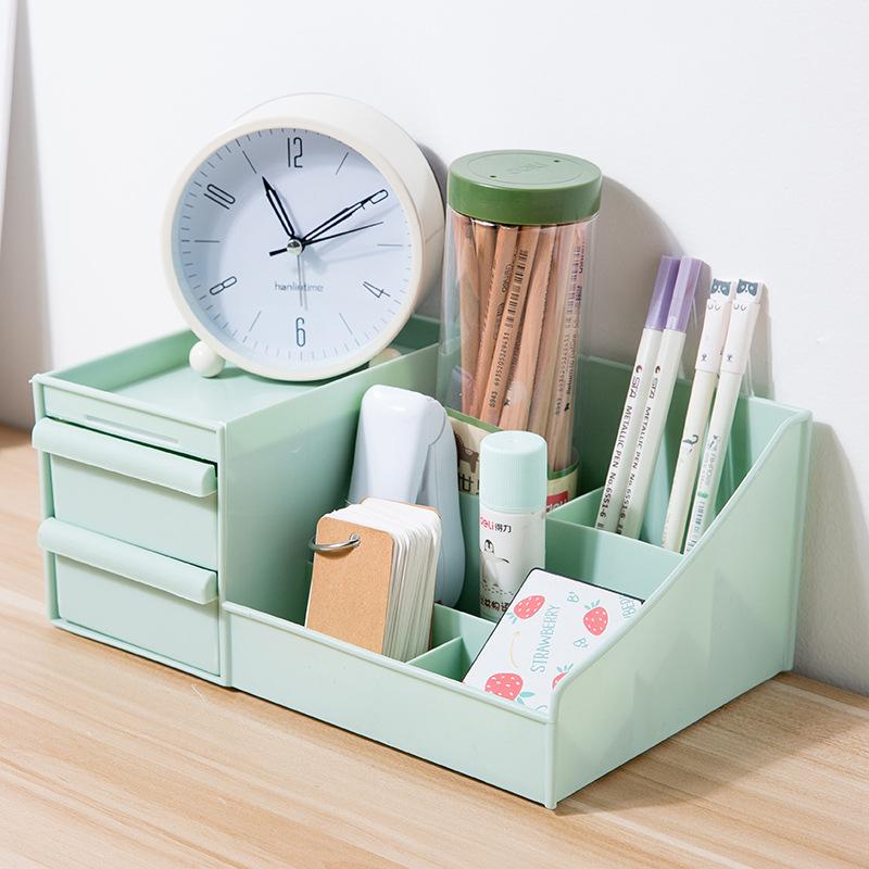 Household Large Plastic Drawer Cosmetic Storage Box Desktop Dresser Lipstick Skin Care Product Finishing Rack
