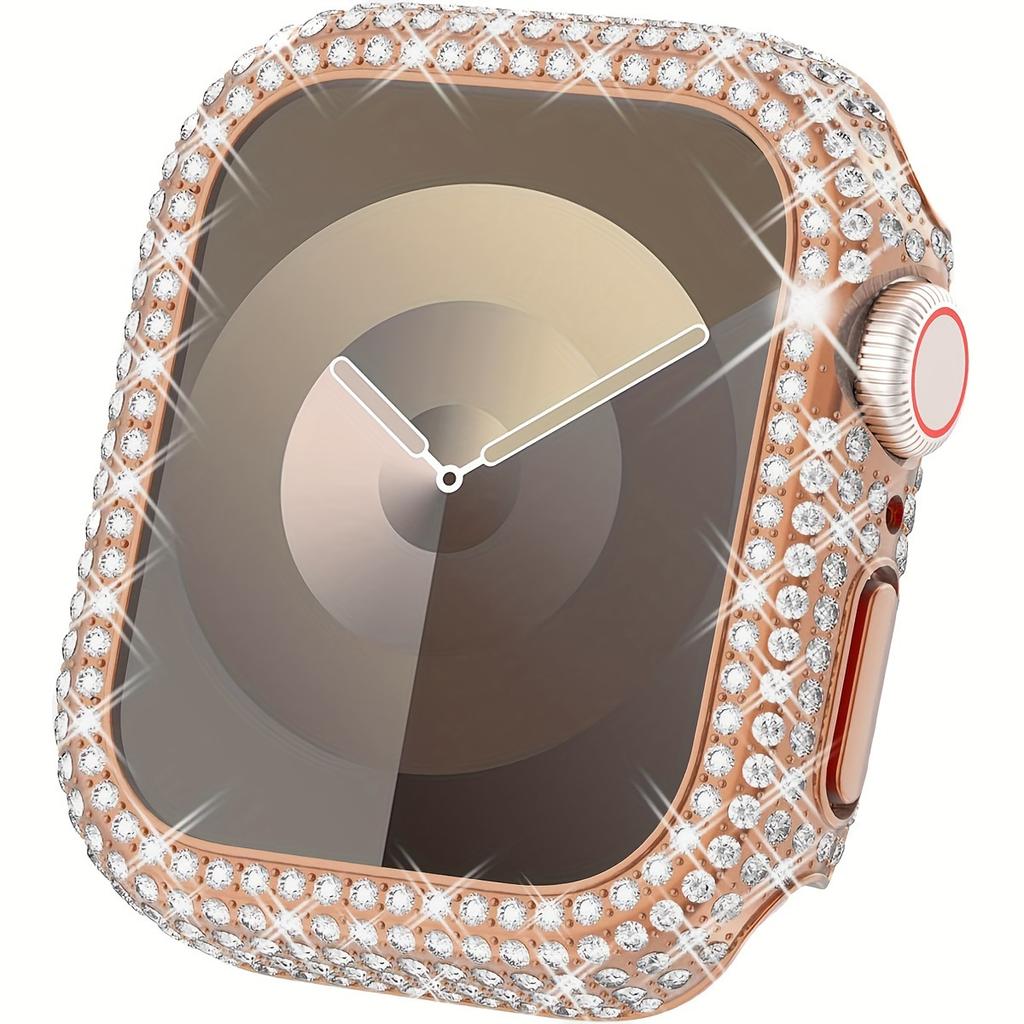 Sparkling Rhinestone For Apple Watch Case Fits 38/40/41/42/44/45/49mm Compatible with Ultra/SE/10/9/8/7/6/5/4