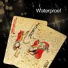 Złote Karty do Gry Rozrywkowe Trwałe Wodoodporne Karty Złota Folia Zestaw do Pokera Karty Magiczne Plastikowa Folia Karty do Pokera Rekwizyty do Gry w Karty TMZ
