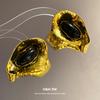 Vintage Geometric Resin Oval Earrings Elegant Women Jewelry