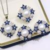Autumn/Winter Pearl Set: Starry Sky Freshwater Pearls with Slight Imperfections, Strong Luster, Versatile & Fashionable Jewelry – Model 193