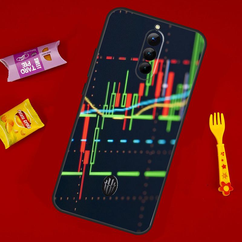 Trade Investment Forex Stock market Phone Case For ZTE Nubia Red Magic 10 Air 6 7 6S 7S 8S 9S 10S Pro 8 9 10 11 Pro Plus Cover