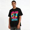 Colorful Doughnut Drip Print 67 SIX SEVEN Casual Unisex T-Shirt Pure Cotton T-shirt