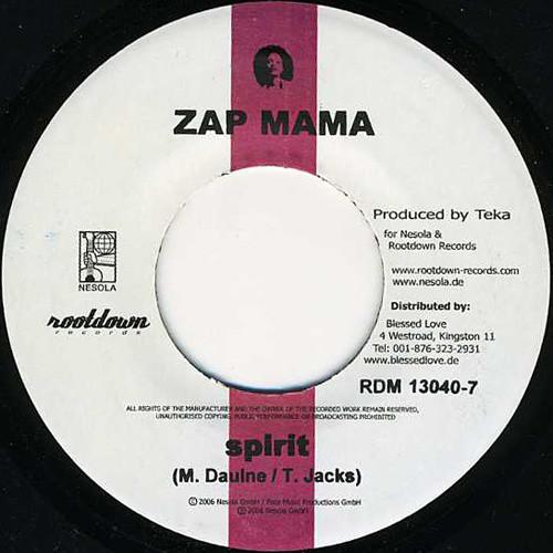 

7inch Record ZAP MAMA GINJAH Spirit Be Strong RDM130407 Rootdown Record 2006 Jamaica Reggae Ska Dub Used