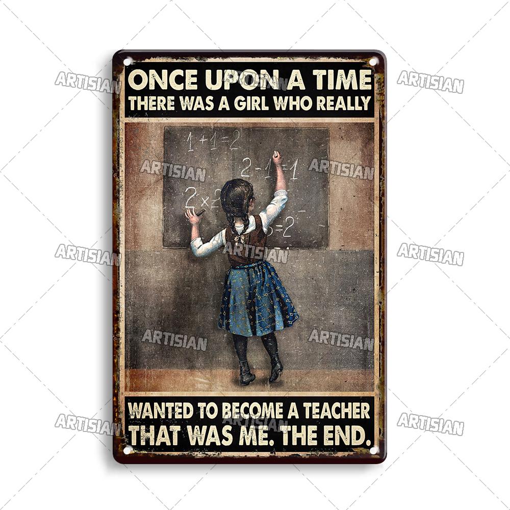Artisian Job Metal Sign Vintage Teacher Tin Poster Hobby Decorative Plate Wall Decor Garage Bar Pub Club Hotel Cafe Kitchen Home
