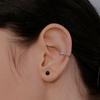 Hei ONYX BALL EARRING