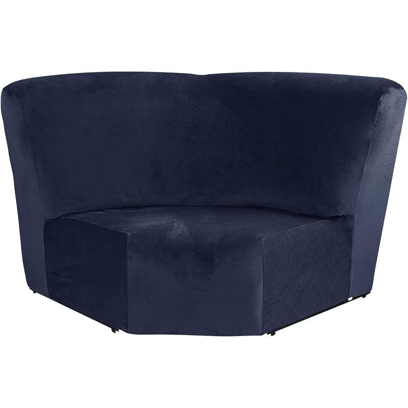 L-Form Samt Ecksofa Abdeckung Möbel Schutzbezug für Modul-Sofa mit Liegefunktion Zusätzlicher Sitz