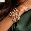 European Luxury Diamond Tassel Bracelet - High-End, Fashionable, Versatile Banquet Design.