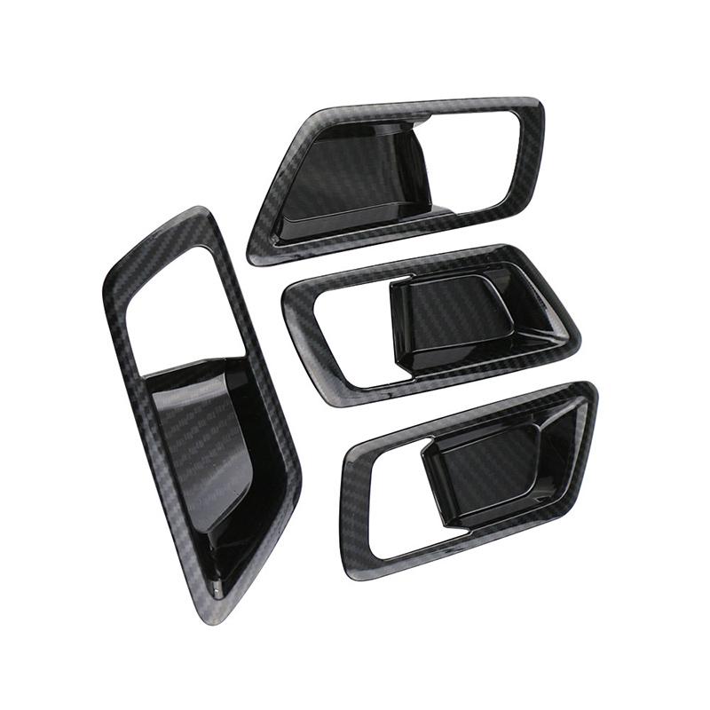 My Good Car Carbon Fiber Car Styling Inner Door Bowl Cover Sticker for Toyota C-HR CHR 2016 2017 2018 Parts Accessories