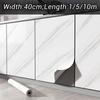 New 40cm Marble Wallpaper Self Adhesive Vinyl Contact Paper Waterproof Wall Stickers Kitchen Livingroom