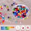 Keyzone Silicone Beads Bulk Kit 500Pcs 12mm, Silicone Beads for Keychain Making Round Shapes 25 Multicolor, DIY Necklace Bracelet Rubber Beads for
