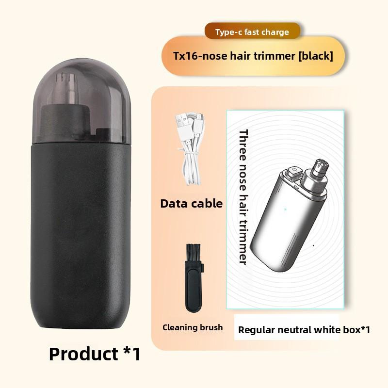 

Чоловічий тример для носа та вух з USB-зарядкою - Портативні електричні ножиці з літієвою батареєю 150 мАг, Швидка зарядка, Підходить для віку від 14 років