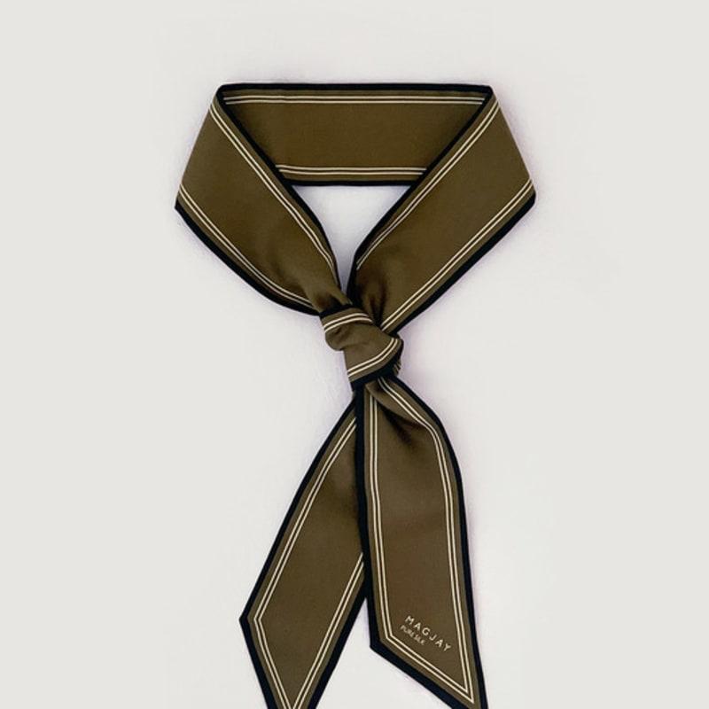 MAGJAY Silk Line Petite Scarf_2colors