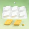 Mousses Cake Decorating Molds Silicone Molds Rhombic Shape Chocolate Molds Holiday Dessert Cake Baking Tool Nonstick