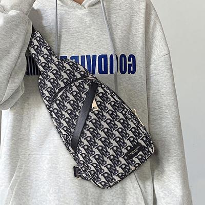 Bolsa de Peito Bolsa Transversal Bolsa Feminina Bolsa Pequena Senso de Design Nicho Mochila Frontal Masculina