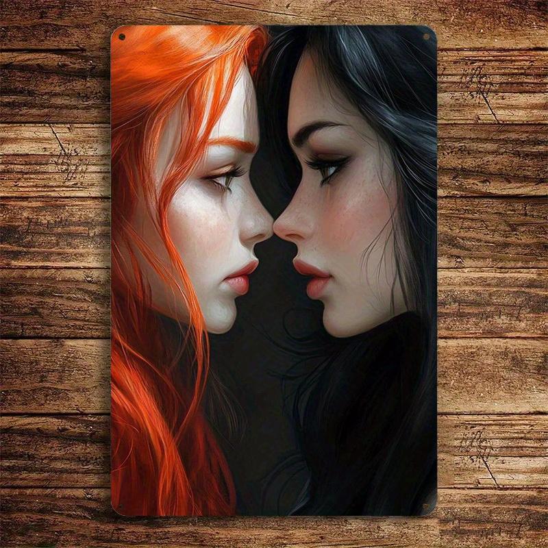 

DORA Tin Sign Vintage Tin Sign x Inch Retro Redhead Girl Wall Art Home Bar Decor Rustic Cabin 20x30cm（7.8x11.8inch）