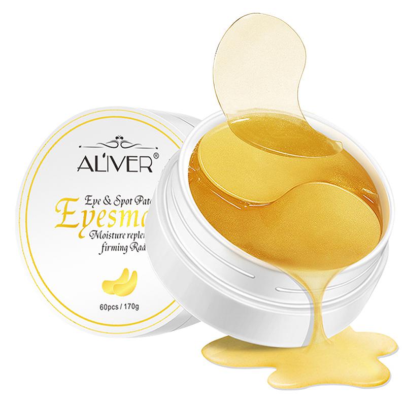 Buy Aliver 60Pcs 24K Golden Eye Masks Crystal Collagen Eye Patches