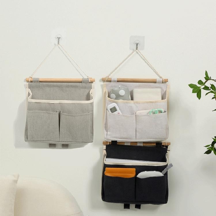 Practical Hanging Storage Basket Wall Organizer Bag Fabric Closet Organisers Bag