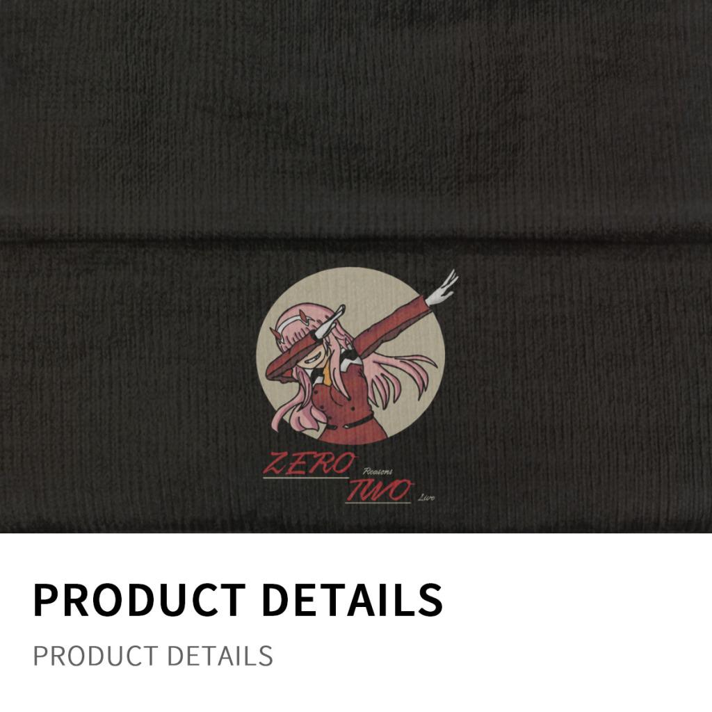 Zero Reasons Two Live Darling In the Franxx Zero Two Knitted Caps for Women Unisex Skullies Beanies Winter Hats Casual Cap