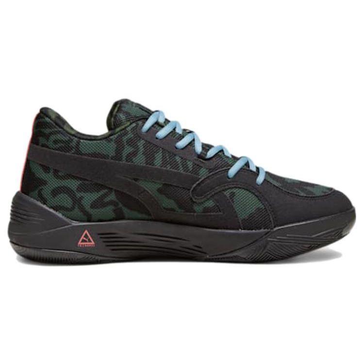 Puma TRC Blaze Court Camo Unisex Sneakers Black Myrtle Dark-Clove 379087-01