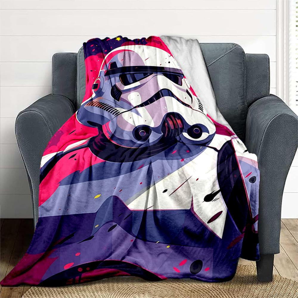 1PC Star Wars Outdoor Blanket Lightweight Flannel, Soft & Warm, All-Season Use for Sofa, Outdoor, Camping, Living Room, Office28