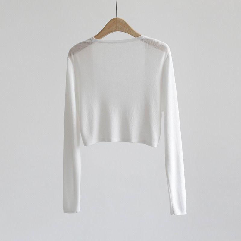 Women's Ice Silk Sunscreen Cardigan and Camisole Dress Set - Long Sleeve, Lightweight Shawl, Thin Knit Cover-up.