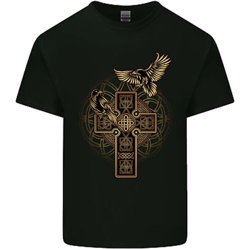 

26 Odins Celtic Raven Viking Thor Ragnar Norse Mens Cotton T-Shirt Tee Top Unisex T-Shirt XXL